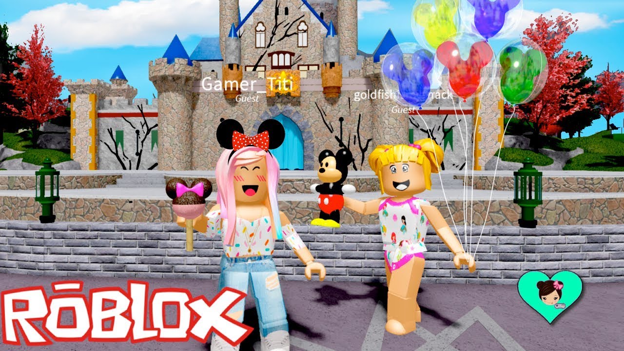Disney World En Roblox Aventuras Con Bebe Goldie Y Titi Juegos