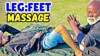 INSTANT FOOT MASSAGE BY PAKISTANI LOCAL STREET MASSAGER | ASMR RELAXATION MASSAGE BY BABA KALLU