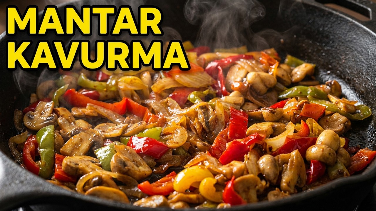 Mantar Kavurmasını Birde Böyle Deneyin – Mantar Yemek Tarifi – Mantar Yemeği