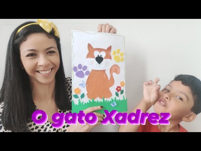 Envelope de história O Gato Xadrez }❤️ - Lady Arts em EVA