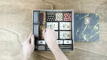 Reboxing Lacrimosa Board Game Insert Organizer - The Dicetroyers