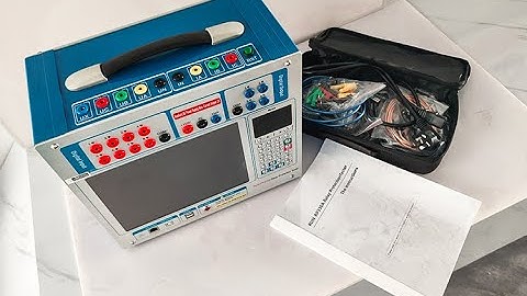 three phase relay protection tester