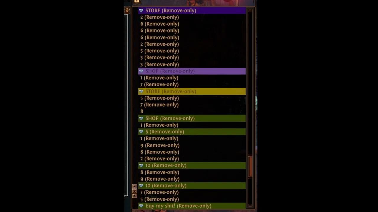 What your standard stash tabs look like in POE YouTube