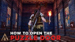 How to Solve the Puzzle Door with the Scytale (Secret Atlantean Blade) - Assassin's Creed Odyssey screenshot 3