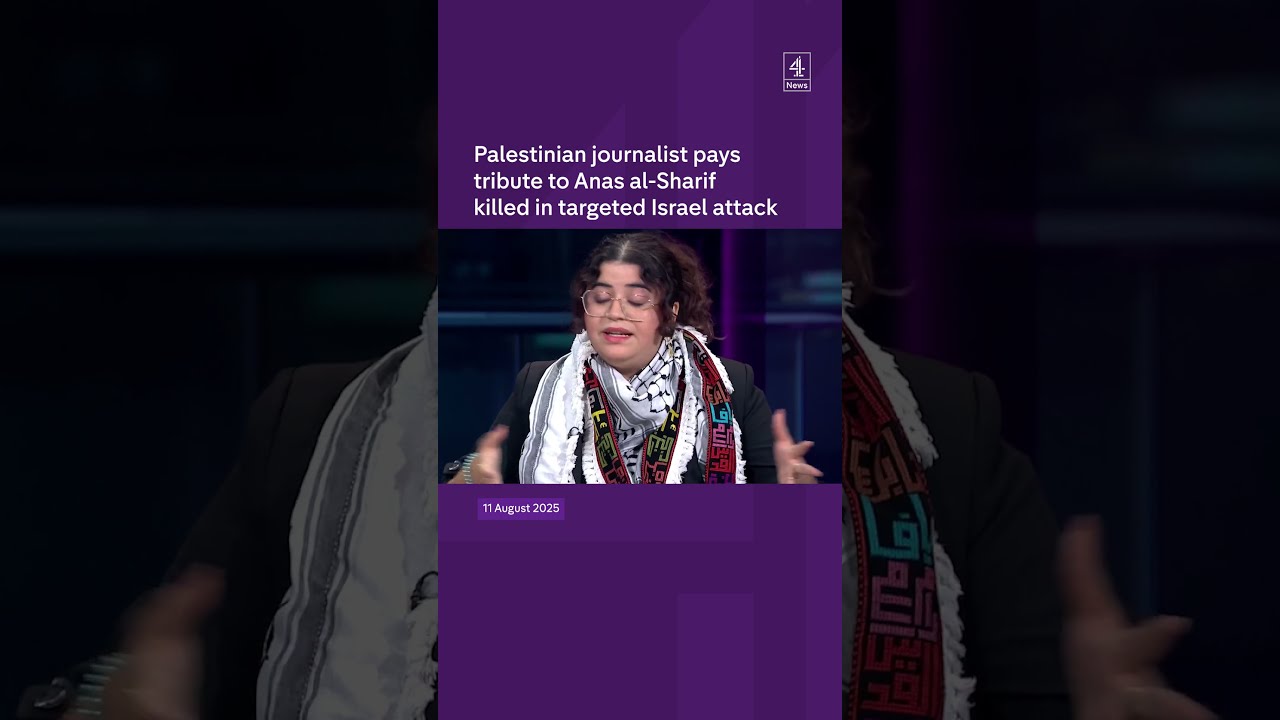 Palestinian Journalist Pays Tribute To Anas Al Sharif Killed In Targeted Israel Attack