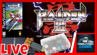 The Raiden Project Shmup For Playstation 1 And Raiden Iii For Playstation 2 Live