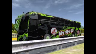 Free Bus How to add id extreme design 6 livery in a Indonesia extreme bus screenshot 3