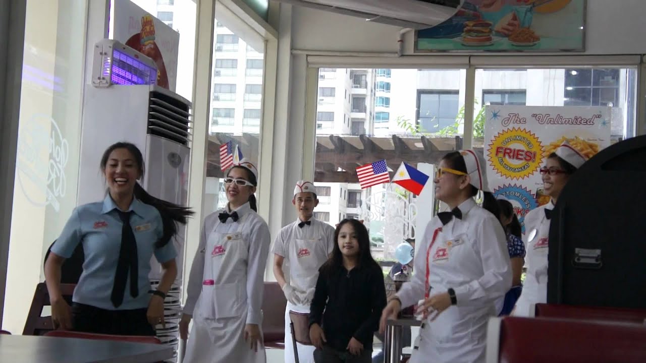 Birthday Dance at Johnny Rockets - YouTube