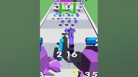 Merge 2048 Gun Rush - Level 10 - #gameplay #rushgameplay #runnergame #freeonlinegame #runninggames