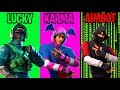 LUCKY vs KARMA vs AIMBOTTER - Fortnite Battle Royale