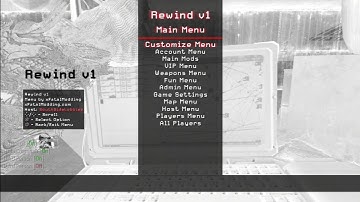 [Mw2/1.14] Rewind v1 SPRX (CEX/DEX) Mod Menu +DOWNLOAD!