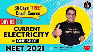 Day 03: Current Electricity Class 12 One Shot [35 Days 