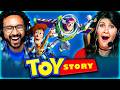 TOY STORY (1995) MOVIE REACTION - WOODY IS WAY MORE RELATABLE NOW?! -ROAD TO TOY STORY 5 - PIXAR