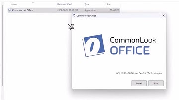 CommonLook Office Installation Video