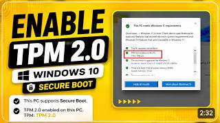 How to Enable TPM 2.0 in Windows 10 — Full Step-by-Step Guide (2026)