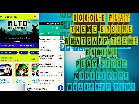 Xposed#5 - Google Play & Whatsapp Theme Engine (UWTE)