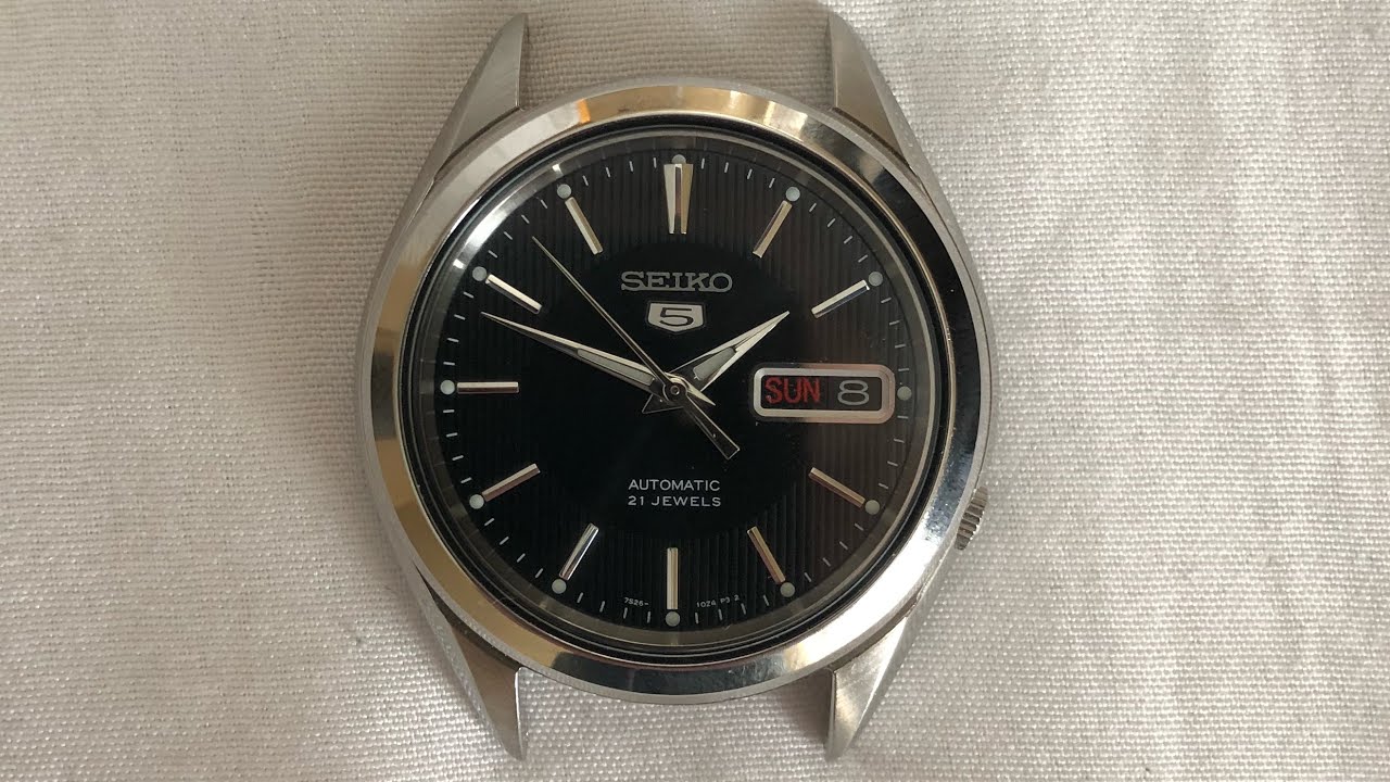 New strap for Seiko 5 SNKL23 Watch - YouTube