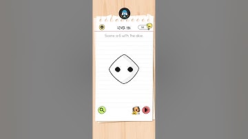 Brain Test All Star Level 126 Walkthrough Solution | Score A 6 With The Dice |