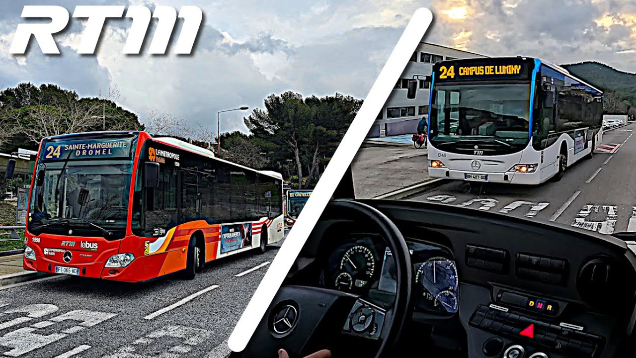 [RTM] Cab ride ligne 24 direction Sainte-Marguerite Dromel