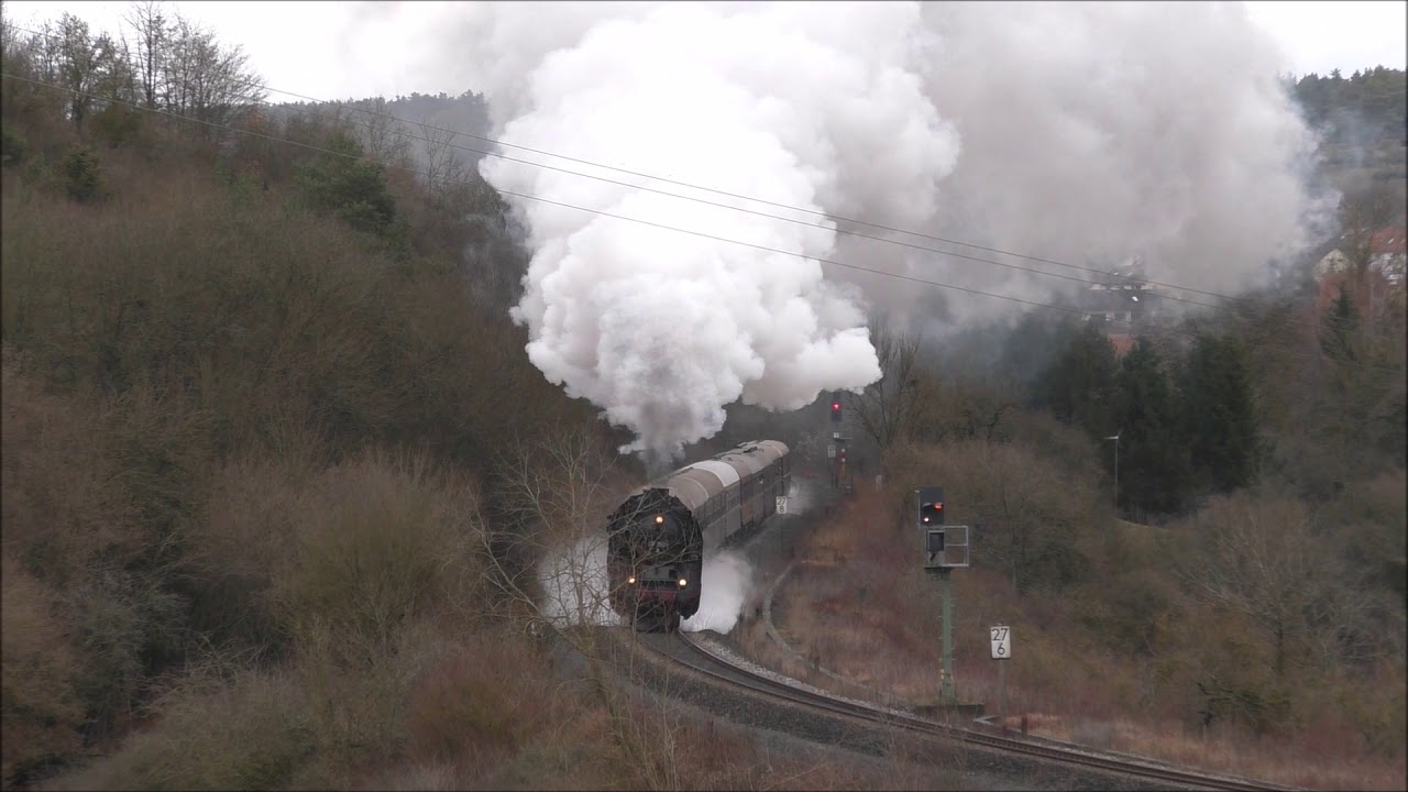 50 3501 fährt von Meiningen zum Weihnachtsmarkt nach Bamberg, 07.12.19