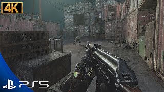 (PS5 Gameplay) Epic Gunfight at Sub Pens Under Attack | Metro Exodus [4K 60FPS]