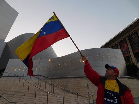 Vigilia en Los Ángeles por los caídos en las manifestaciones de Venezuela