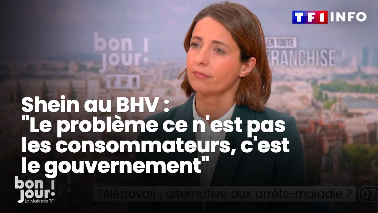 Shein au BHV : "Le problème ce n'est pas les consommateurs, c'est le gouvernement" : Sophie Binet