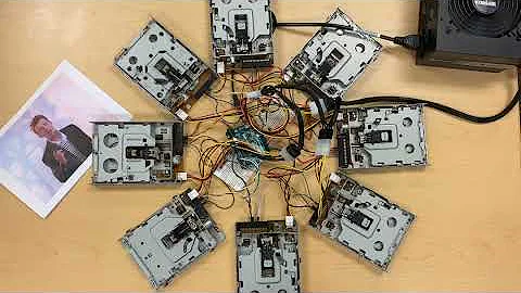 I HOOKED UP MY FLOPPY DRIVES TO AN ARDUINO AND THI...