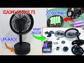 Upgrade table fan rechargeable with 1S 4,2v 20.000mAh Battery - XIAOMI SOLOVE f5