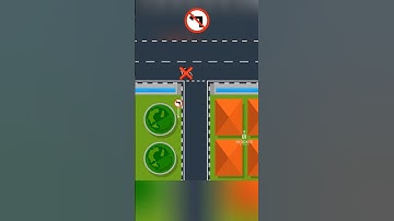 Rambu Lalu - Lintas | Rambu Larangan Berbelok Ke Kiri #mobil #shorts #motor #parkir