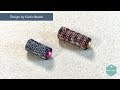 Peyote Tube Beaded Component | Delica Czech Pearl | DIY & Crafts