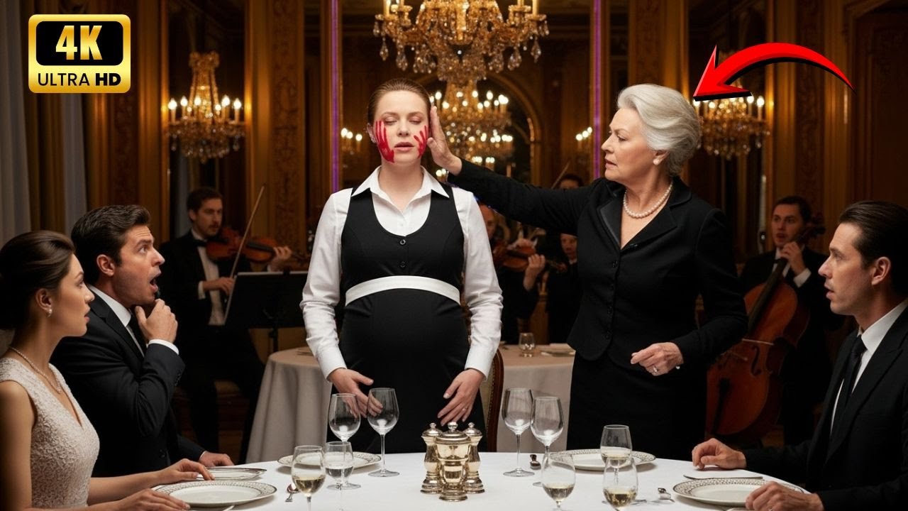 Невеста миллиардера ударила беременную официантку, после чего в зале воцарилась тишина.