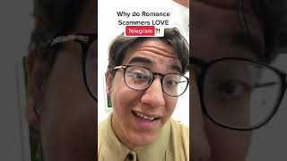 Why Do Romance Scammers LOVE Telegram?! #shorts