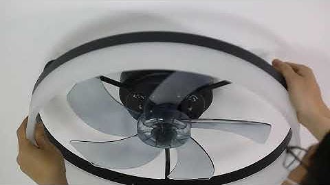 Smart ceiling fan installation