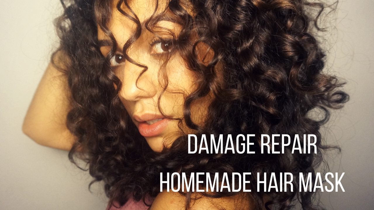 DIY Damage repair hair mask