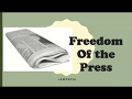 آزادی مطبوعات توضیح به همراه رویه های قضایی