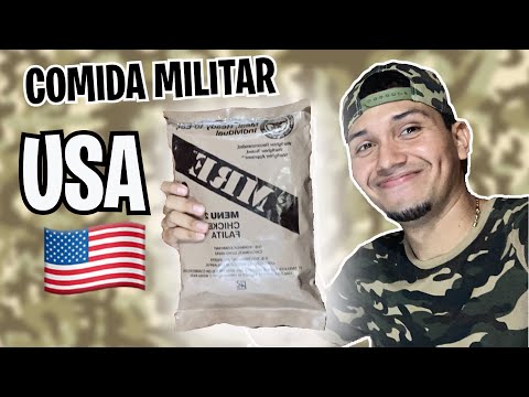 Probando COMIDA MILITAR con TACO de ESTADOS UNIDOS, MRE Menu 6