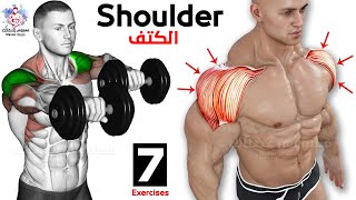 فجر عضلة الكتف بهذه 7 تمارين الرائعة 🔥 How To Build Your Shoulder