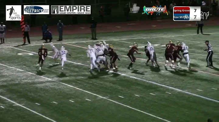 Nick Singleton Runs over Defender in High School P...