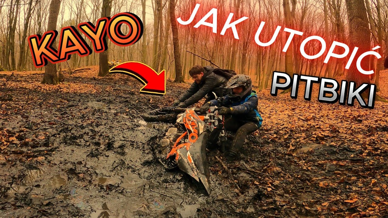 WYPAD EKIPĄ W LAS ‼️ CZY UTOPIONE PITBIKI ODPALIŁY 🤯⁉️