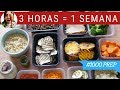 COCINA UN DÍA PARA COMER TODA LA SEMANA  ¡SALUDABLE! - #1000PREP