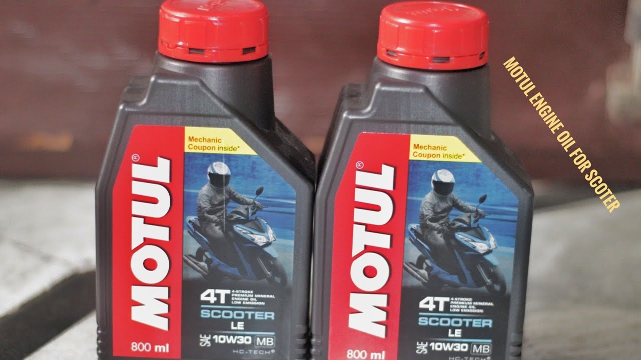 MOTUL ENGINE OIL FOR SCOTERS UNBOXING ACTIVA 110 CC YouTube