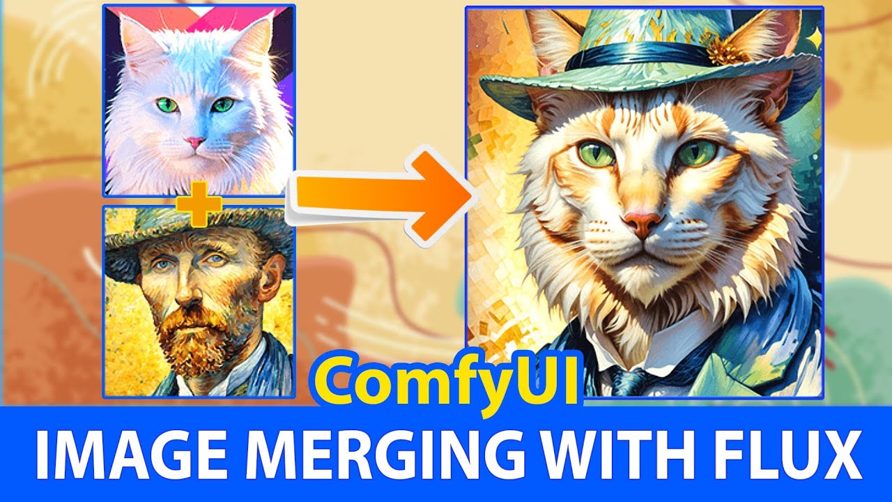 Image Merging Designs Advanced Image Merging by Flux: Combine and Create Innovative Visuals ...