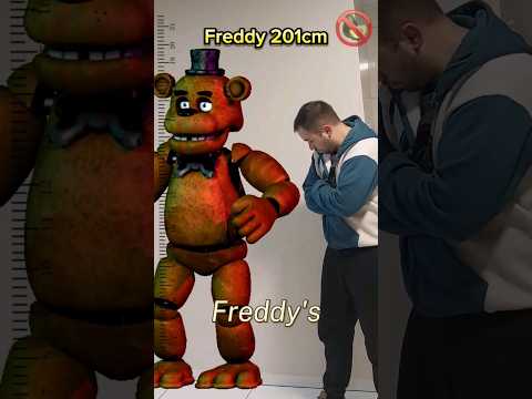 Altura dos animatronics de FNAF 3 na vida real 😨 [PT.1], #fnaf #vi