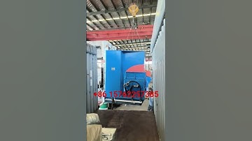 Loading the 110L rubber kneader for my Poland customer