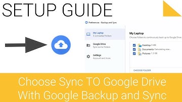 Change Google Backup and Sync settings Choose what to sync to Google Drive