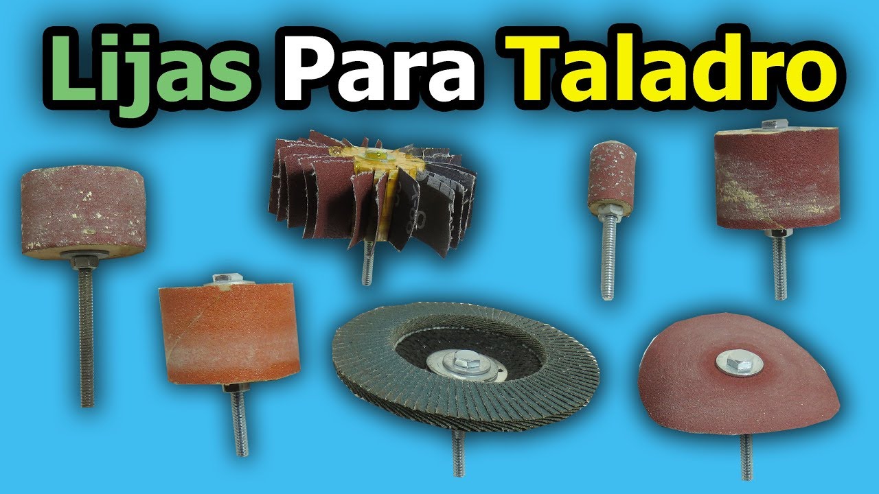 Cómo hacer ACCESORIOS CASEROS para DREMEL ✓ (Fácil y Barato) Disco de  corte, Lija de tambor y Pulido 