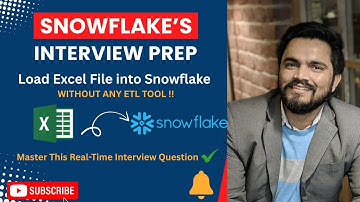 Load Excel Files into Snowflake Using Snowpark | Real-Time Project & Interview Question