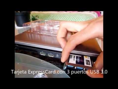 Tarjeta Express Card 54mm Con 3 Puertos Usb 3.0 Para Laptop