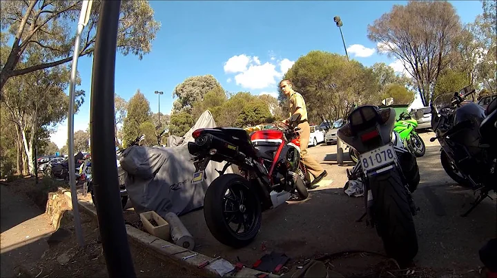 Ducati 848 Akrapovic Slip-on Exhausts Sound Check - GoPro Full HD